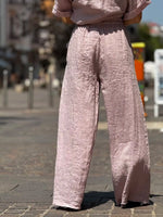 Pantalone gamba ampia con coulisse Tensione In