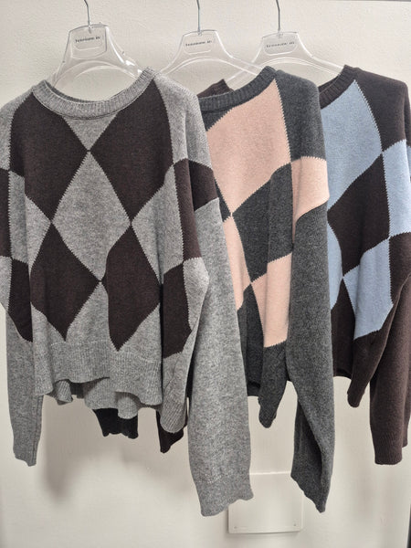 Maglioncino rombi TENSIONE IN