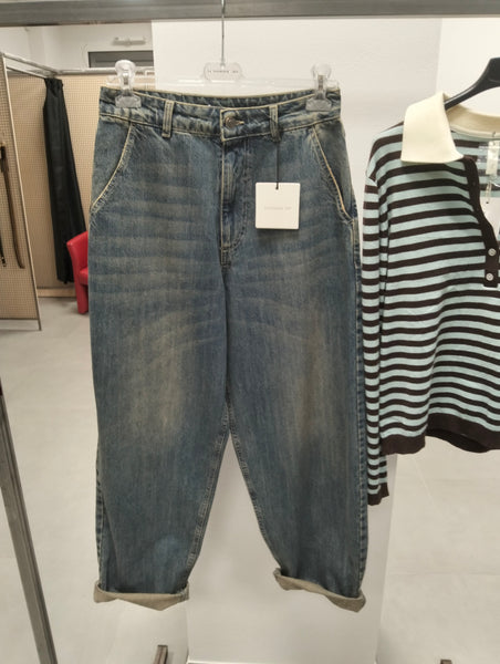 Jeans baloon lavaggio tè Tensione in