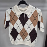 Polo manica corta rombi Tensione In