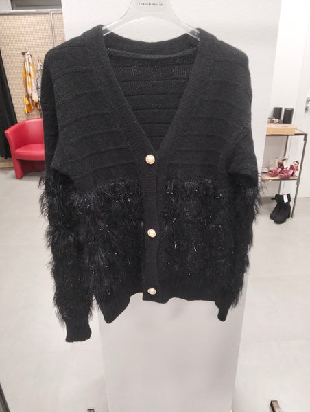 Cardigan Rossy con bottoni