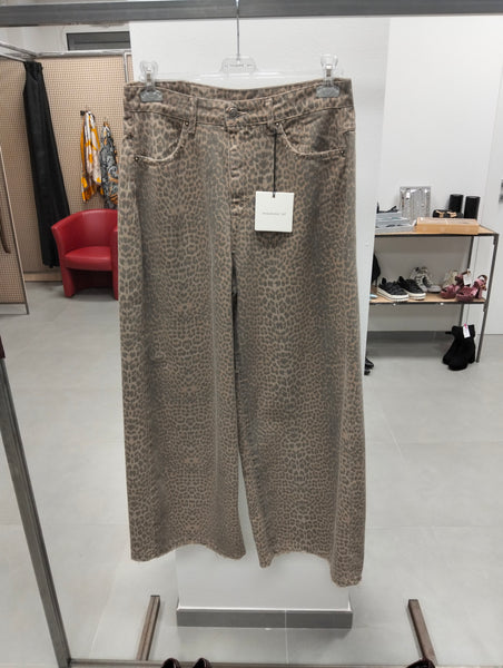 Pantalone palazzo animalier Tensione In