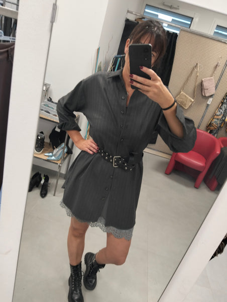 Abito camicia con sottoveste Tensione In