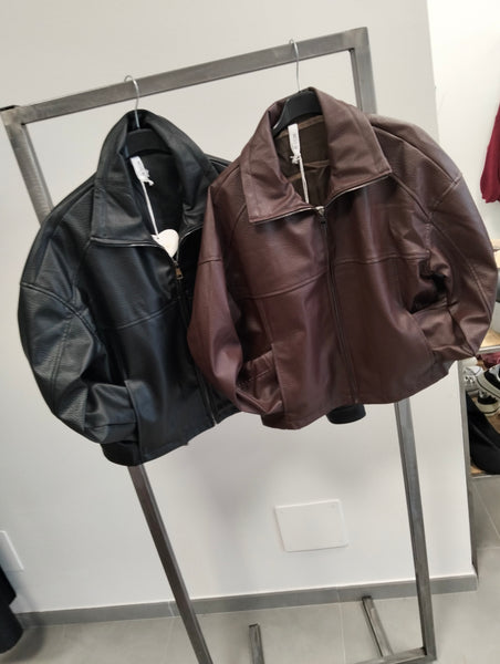 Jacket ecopelle over