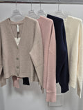 Cardigan con bottoni madreperla TENSIONE IN