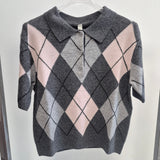 Polo manica corta rombi Tensione In