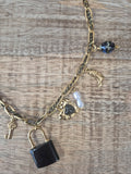 Collana con ciondoli 🔒🔑🖤