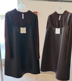 Abito ecopelle con t shirt Tensione In