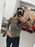 Maglia animalier cashmer